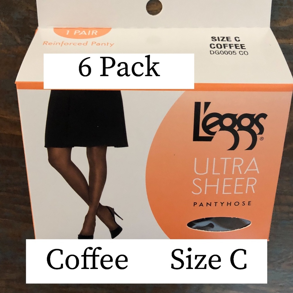 Coffee 6 Pack Pantyhose